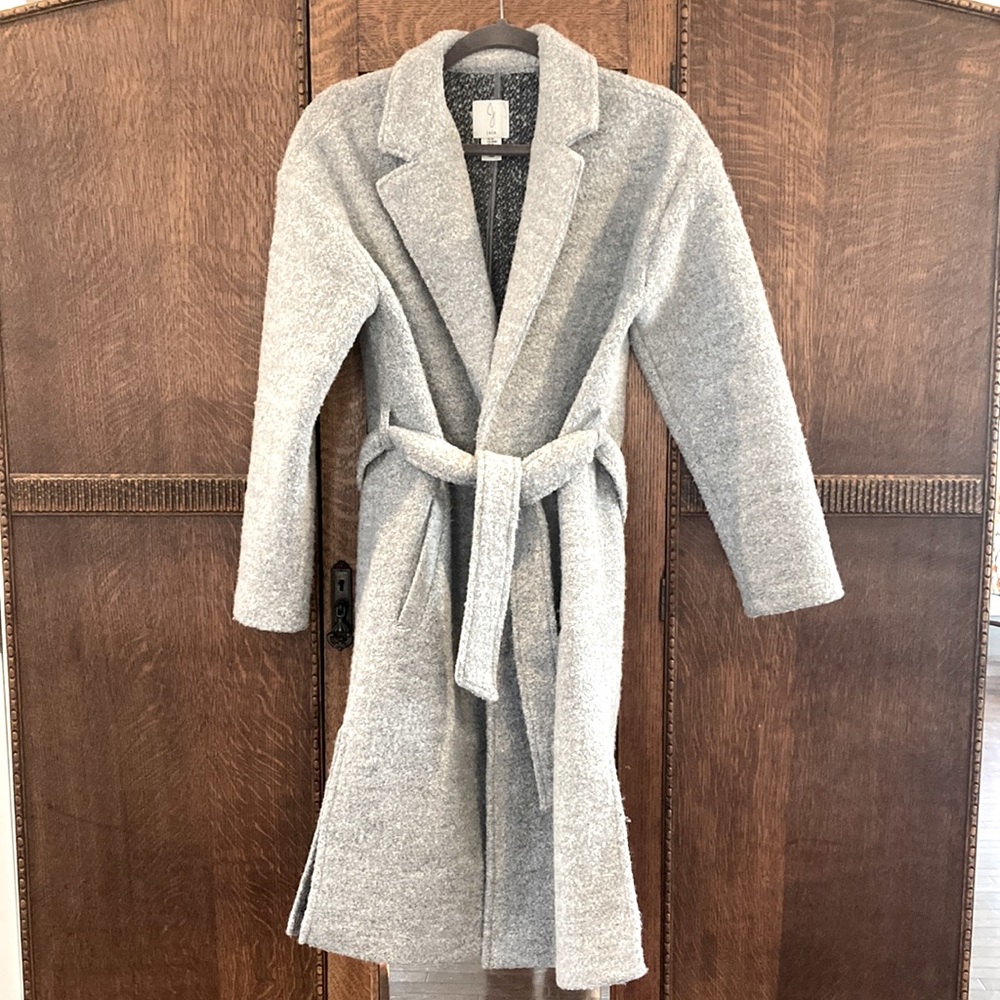 Gray Joie jacket w/belt